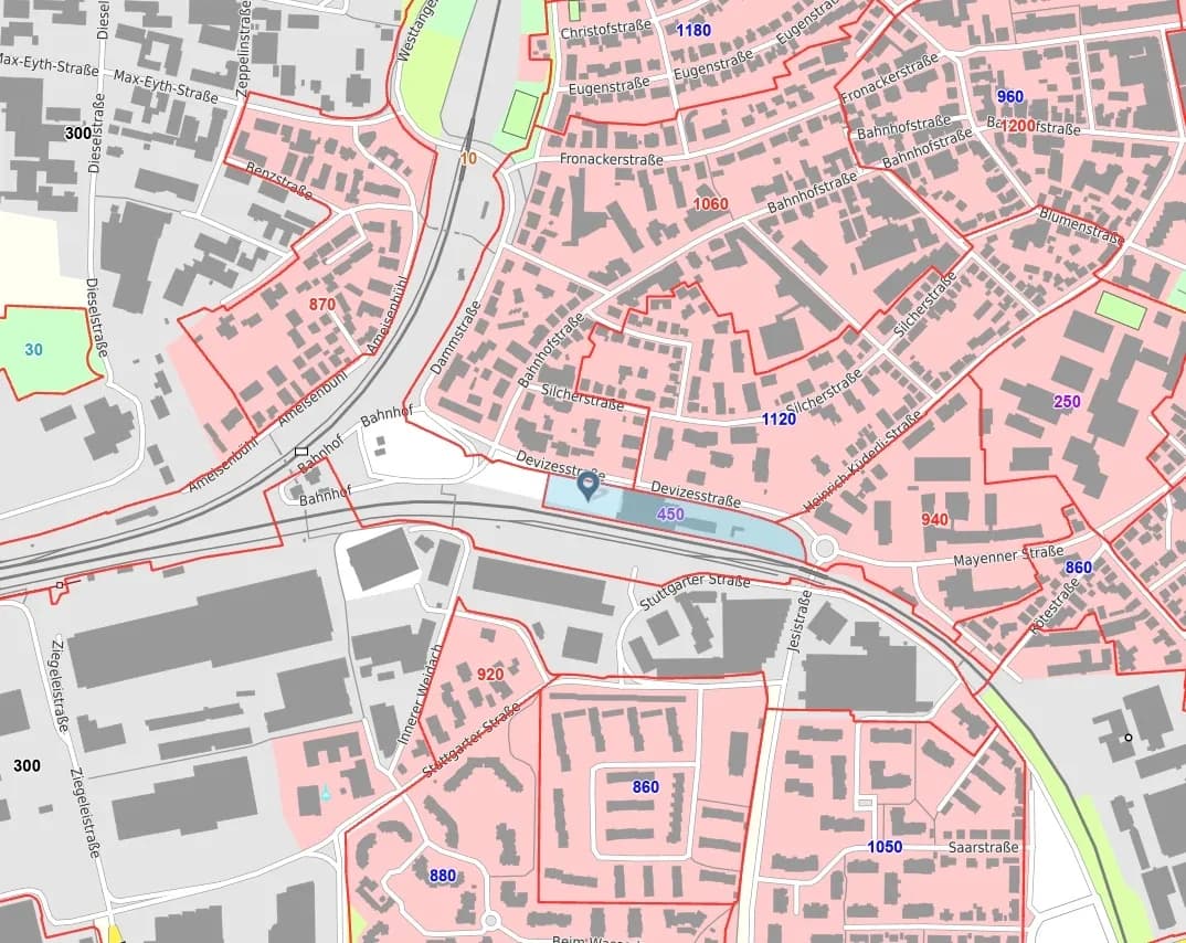 Gewerbegrundstück (SO) in frequentierter Lage zu verkaufen! in Waiblingen